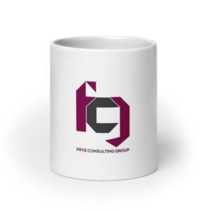 FCG White glossy mug