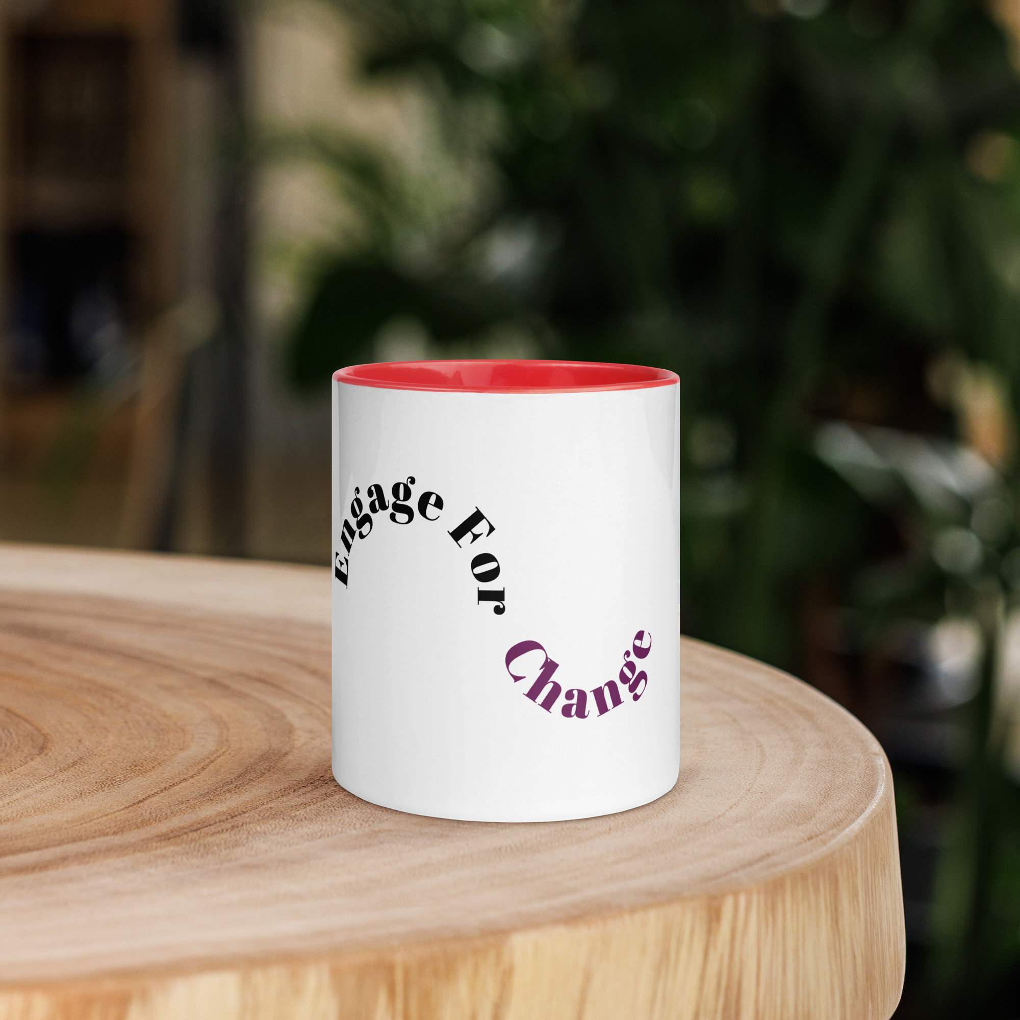 Engage For Change Mug with Color Inside - Image 18